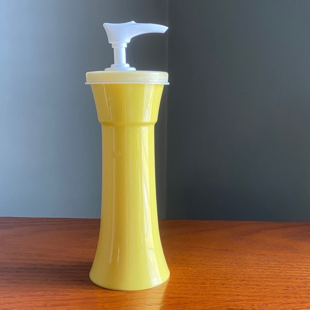 1970's Tupperware Mustard Pump Dispenser